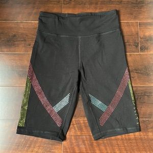 DKNY Sport Multicolor Rhinestone Bike Shorts